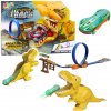 Autodráha s katapultom a motívom dinosaura