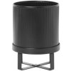 Ferm Living Kvetináč Bau Pot Small, black