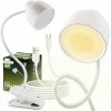 LED stolová lampa 5W CCT kresliarska školská TESA 2 biela LUMILED