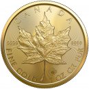 Royal Canadian Mint Maple Leaf Zlatá minca 1 oz