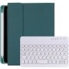 AppleKing puzdro s klávesnicou s okrúhlymi klávesmi a priestorom na Apple Pencil pre iPad mini 6 / mini 7 - petrolejové - možnosť vrátiť tovar ZADARMO do 30tich dní