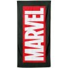 Carbotex Bavlnená plážová osuška MARVEL Logo froté 70 x 140 cm