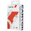 Canyon MFI-12, 2m PVC kábel Lightning/USB, 5V/2.4A, MFI schválený Apple, biely CNS-MFIC12W