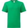 Fruit of the Loom Tričko Kids Iconic 150 T, krátký rukáv, dětské COT161023520a5-kelly green Zelená kelly 128