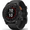 Garmin Fenix 7 Pro Solar, Slate Gray Stainless Steel, Black Band