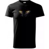 Mačacie oči - Tričko extra veľké (5-8XL) - 5XL ( Čierna )
