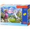 Castorland - Puzzle Môj priateľ jednorožec - 180 dielov