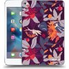Picasee silikónový čierny obal pre Apple iPad mini 4 - Purple Leaf