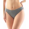 GINA Dámske bezšvové nohavičky s úzkym bokom Eco Bamboo | 00037P - šedá biela, M/L