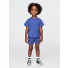 GAP Baby outfit set s vaflovým vzorem Tmavomodrá