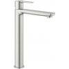 Vysoká umývadlová batéria GROHE Lineare bez výpuste supersteel 23405DC1