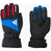 Detské lyžiarske rukavice Dainese Hp Scarabeo black taps/high risk red/lapi