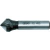 Záhlbník HSS do kovu 5 mm , trojbritý, valcová stopka 8 mm, CZ TOOL