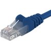 Premiumcord sp6asftp002B Patch, CAT6a S-FTP, RJ45-RJ45, AWG 26/7, 0,25m modrý