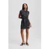 Karl Lagerfeld Jeans Klj Belted Denim Dress Washed Black