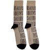Ponožky The Beatles - For Sale Text Outlines Repeat, Unisex,Natural,UK 7 - 11