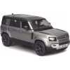 BBurago Kovový model auta Land Rover Defender 110 1/24 Strieborná