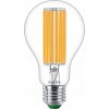 Philips LED žiarovka A70 E27 7,3W = 100W 1535lm 3000K Teplé 360° vlákno ULTRA EFFICIENT