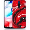 Picasee silikónový prehľadný obal pre Xiaomi Redmi 8 - Red black