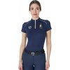 Equestro Dámske tréningové polo tričko X FISE Navy