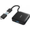 Hama USB hub, 4 porty, USB 3.2 Gen 1, USB-C adaptér - HAMA 200116