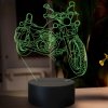 Beling 3D lampa,Yamaha xv 250 Chopper Bike, 7 farebná ZZ71