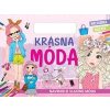Krásna móda omaľovanka s nálepkami