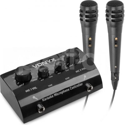 Vonyx AV430B Karaoke Microphone Controller černý