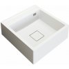 Gamma Farmerski, 1-komorový granitový drez 600x630x210 mm, biela, GMA-ZLE000210