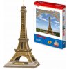 CubicFun 3D puzzle Eiffelova veža zlatá 35 ks