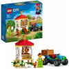 LEGO 60344 Mestská farma s kurníkom, hračky na farmu pre deti od 5 rokov s figúrkami zvierat, štvorkolkou a minifigúrkou farmára