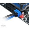 AKASA Kabel Super slim SATA3 datový kabel k HDD,SSD a optickým mechanikám, černý, 30cm