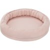 COTTON & SWEETS Detské hniezdo okrúhle Basic II. - Púdrovo ružové