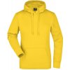 James&Nicholson Dámska mikina s kapucňou JN051 Sun Yellow XL