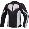 Bunda na motocykel Rebelhorn Hiflow IV čierno-strieborno-ružová Veľkosť: 4XL