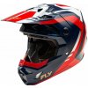 FLY RACING prilba FORMULA CP, FLY RACING - USA (červená/bílá/modrá) - S