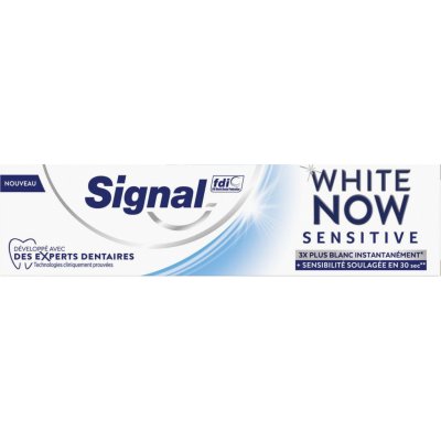 Signal White Now Sensitive, zubná pasta 75 ml, Sensitive