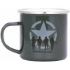 FOSCO hrnček BROTHERS IN ARMS smaltovaný 300 ml ZELENÝ