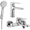MEXEN/S - Lynx R40 SET umývadlová a vaňová batéria s príslušenstvom, chróm 745903R40-00