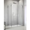 RADAWAY ARTA S DWD+S 40cm ľavé dvere do kombinácie / sprchový kút rohový, s rohovým pántom, profil chróm, sklo číre, 386055-03-01L