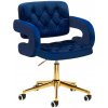 Otočné kreslo 4Rico QS-OF213G Farba: Modrá