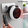 Keramický teplovzdušný ventilátor do zásuvky s diaľkovým ovládaním InnovaGoods