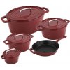 CS SOLINGEN Pekáč s poklicí litinový ALPEN 24 cm červená CS-078102
