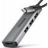 AXAGON HMC-H3A, USB 5Gbps hub, 3x USB-A, HDMI 4k/30Hz, kabel USB-C 15cm