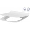 CERSANIT - WC SEDADLO CREA ŠTVOREC DUROPLAST ANTIB. SoftClose / JEDNO TLAČIDLO K98-0178