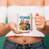 Hrnček s potlačou (Biely)- SIMS