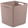 Curver Jute 17L Košík kocka 28 x 28 x 27 cm ružový 01906-204