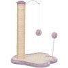 Trixie Junior scratching paw with post, 50 cm, light lilac/natural
