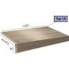 Karndean International Ecoline Step - Schod bez nosu - 1A /9553 Dub biely pieskový