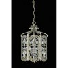Vintage závesná lampa luster šedá